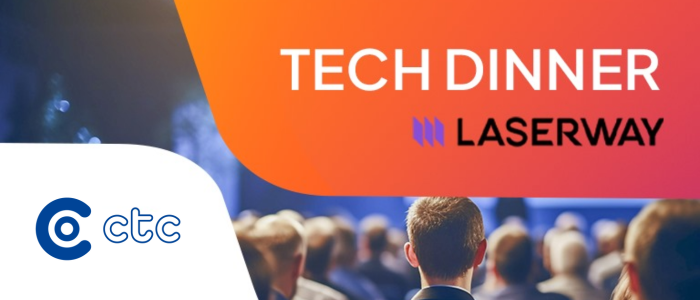 banner evento Tech Dinner Laserway