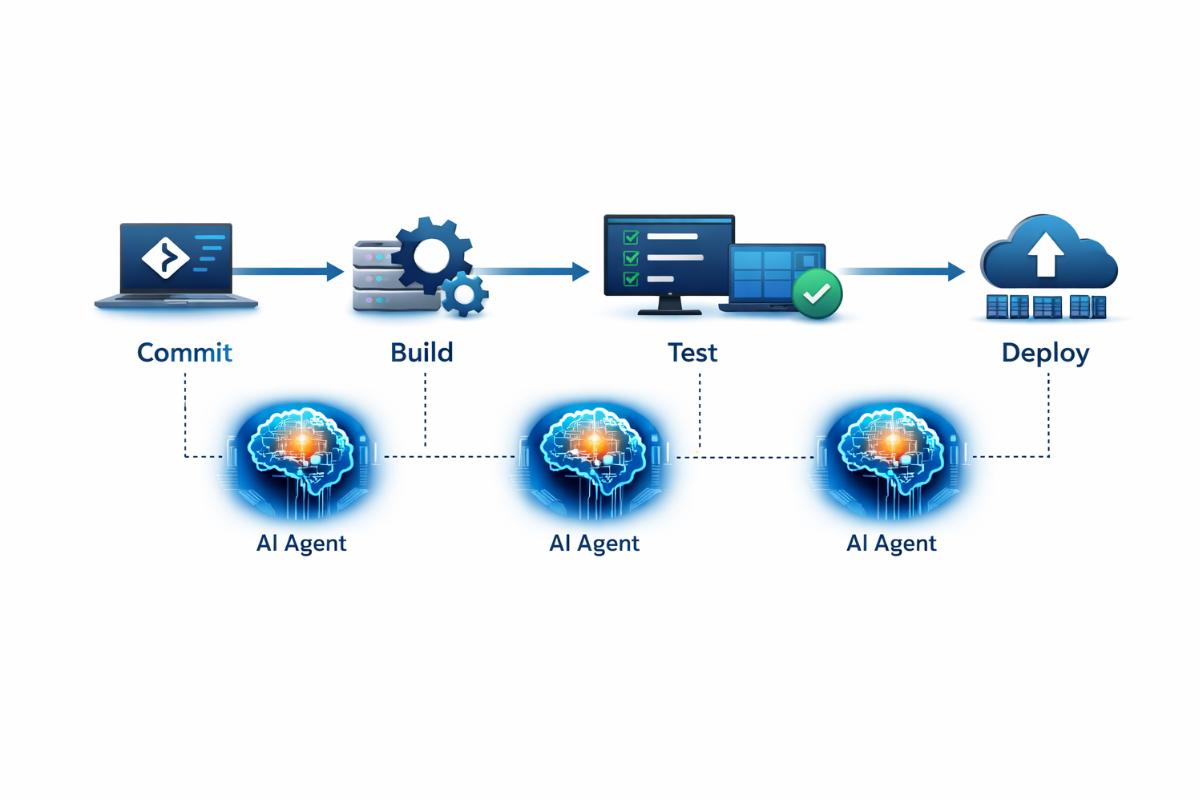 agentes de IA para automação de testes e pipelines CI CD (1)